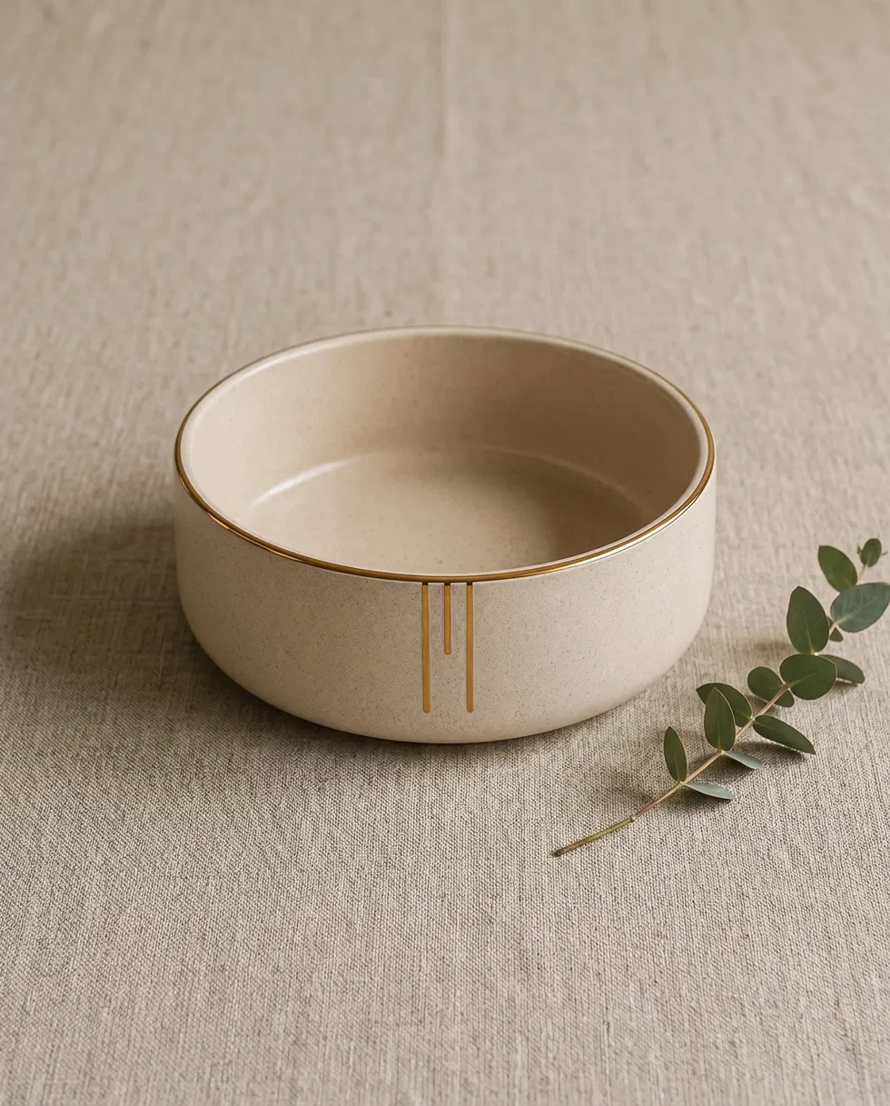 The Lumure stoneware bowl, a work-in-progress rendering.